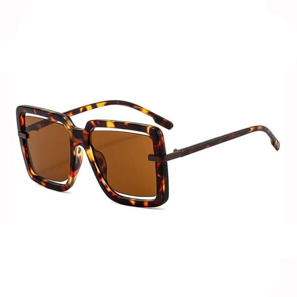 Accessories - Tort Square Frame Sunglasses